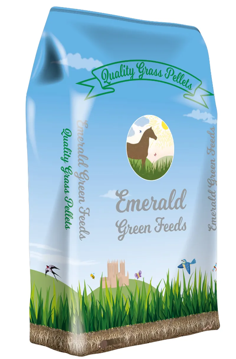 Emerald Green Grass Pellets